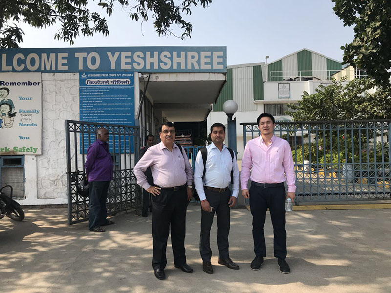 On-site commissioning for Indian customers